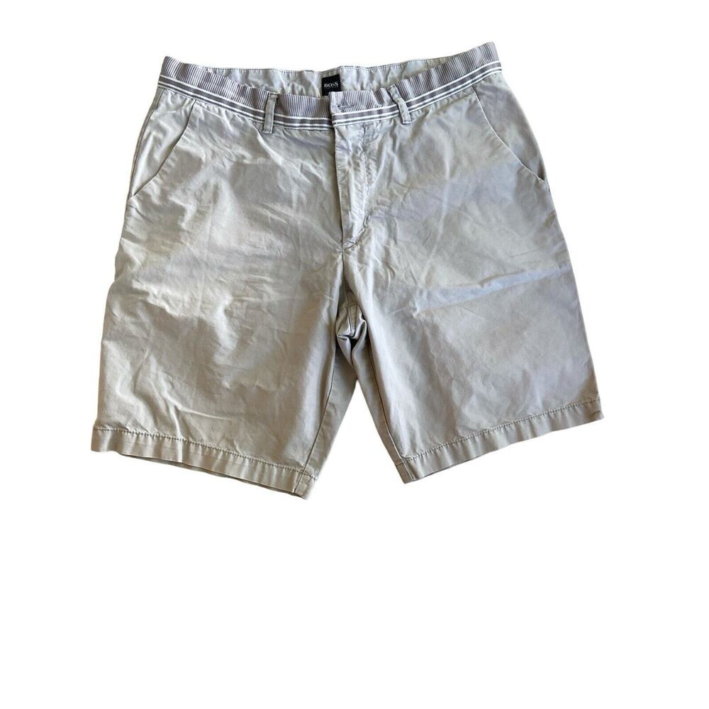 Hugo Boss Shorts Size 34R Grey‎ Color Regular Fit